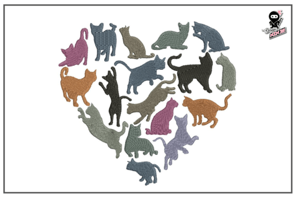 Cats Heart Embroidery: A Holiday Design Review