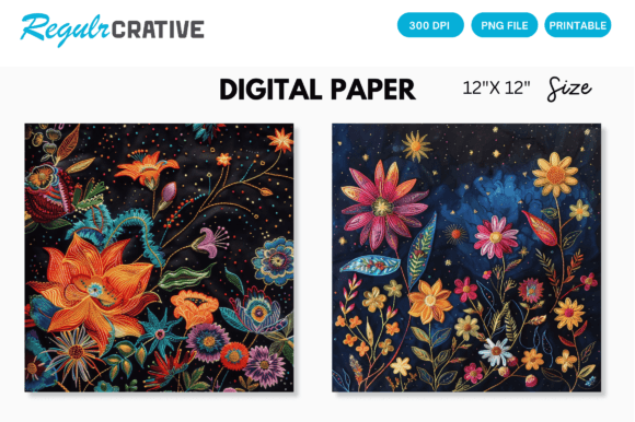 Cosmic Floral Embroidery: A Holiday Design Review