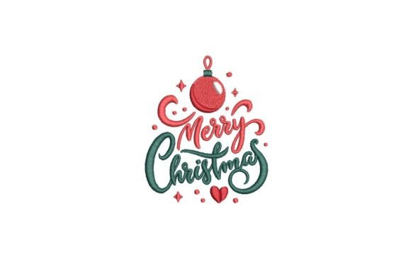 Merry Christmas Calligraphy Embroidery Review