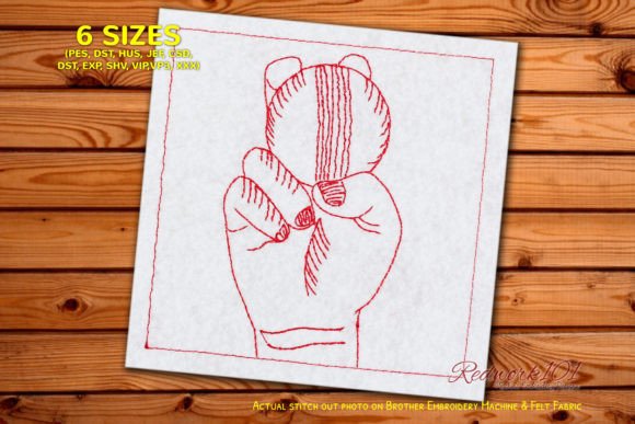 Review: Cricket Ball in Hand Embroidery Design