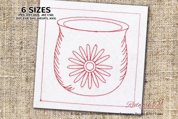 Reviewing Artwork on Pottery Redwork for Craft Fairs
