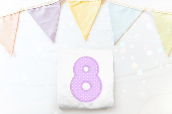 Reviewing Cute Round Number 8 Applique for Etsy Shops