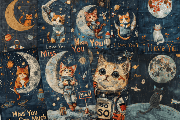 Reviewing Embroidery Moon Cats Pages Bundle for Apparel