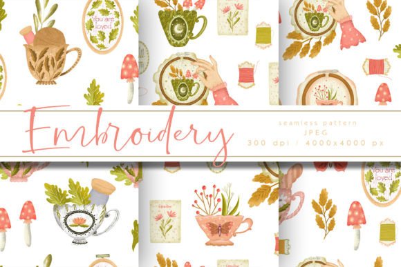 Reviewing Embroidery Seamstress Digital Paper for Apparel