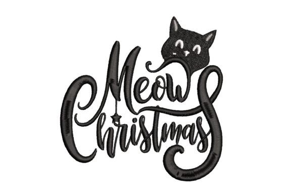 Reviewing Meow Christmas Calligraphy Embroidery for Craft Fairs