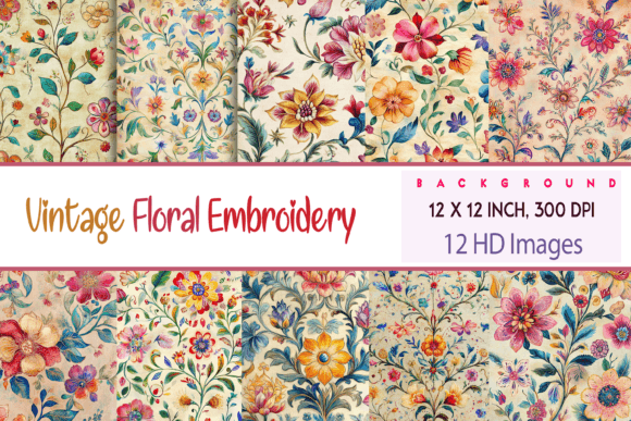 Reviewing the Vintage Floral Embroidery Pattern for Craft Fairs