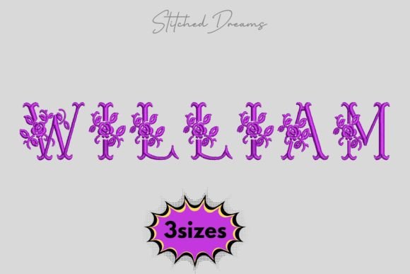 Reviewing William Name Embroidery Design for Holiday Sales