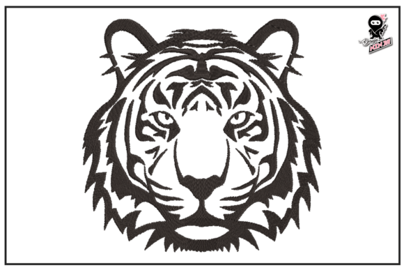 Tiger Portrait Embroidery: A Holiday Design Review