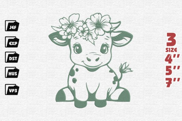 Why Baby Cow Embroidery Sells on Etsy